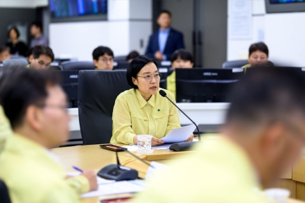 한성숙 총리, 장마철 첫 현장행보…한강홍수통제소 찾아 홍수 대응체계 점검