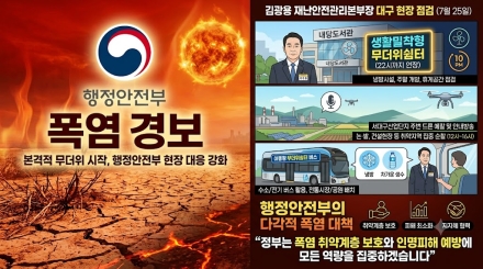 행안부, 대구서 폭염 대응 현장 점검…무더위쉼터·이동형 쉼터 운영 실태 확인