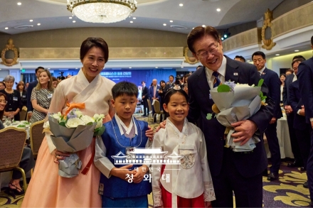 이재명 대통령, 샌프란시스코 재외동포 만나 감사 전해…"대한민국의 위상 높인 주역"